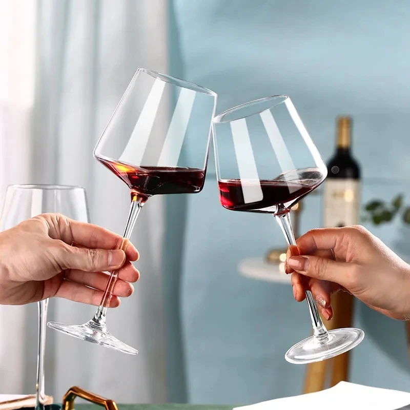 650ml/800ml Very Thin Red Wine Glass Cup High-end Bordeaux Burgundy  Champagne Glass White Wine Glass Cup Camping Wine Glass