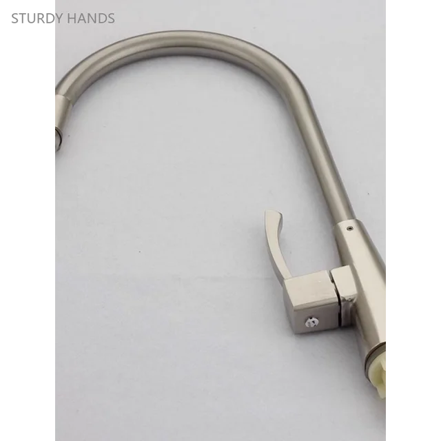 ชุดก๊อกน้ำซิงค์ซิงค์อัลลอย1ชุดก๊อกน้ำเย็นแบบเดี่ยวสำหรับห้องครัวอ่างล้างผักก๊อกน้ำสำหรับซักผ้าอุปกรณ์ในห้องน้ำ 4