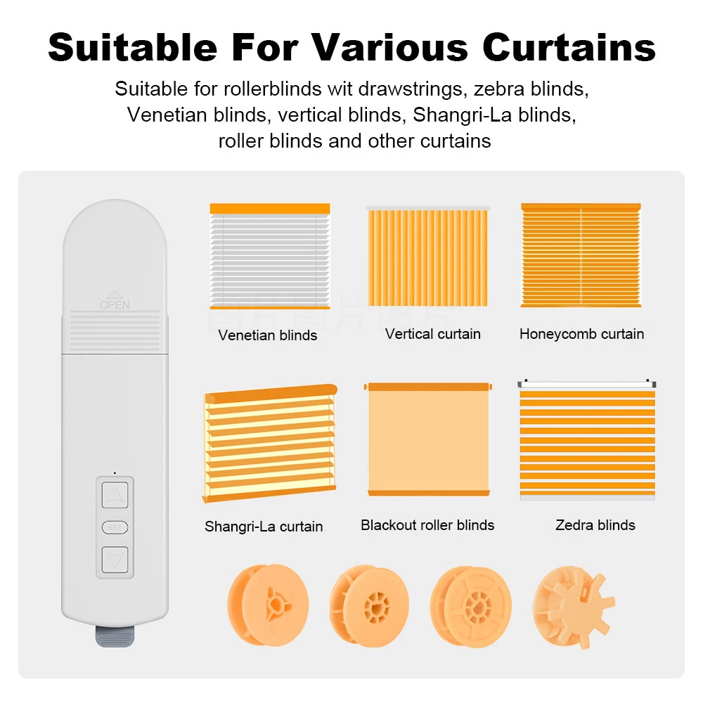 Tuya Zigbee Smart Curtain Motor  Roller Shutter Blinds DIY Chain Motorized Shades Drive Voice Control For Alexa Google Home