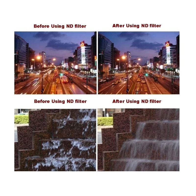 Lightdow Lens Filter UV CPL ND8 3 in 1 Kits 49 52 55 58 62 67 72 77mm 82mm Camera Lens Filter Kits for Cannon Nikon Sony 6