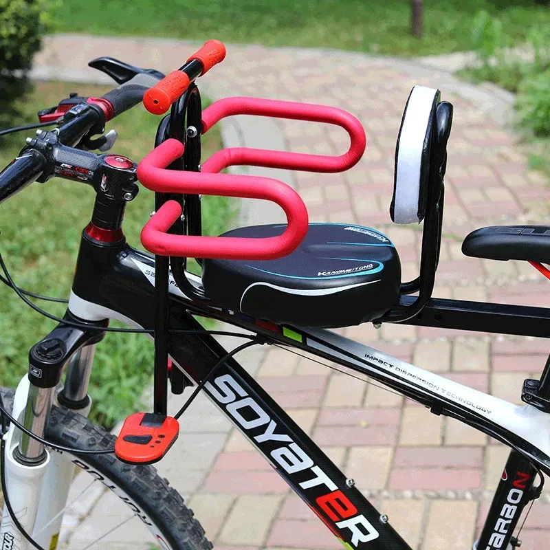 Child Bicycle Seat Mountain Bike Safety Seat Kid Bicycle Front Seat