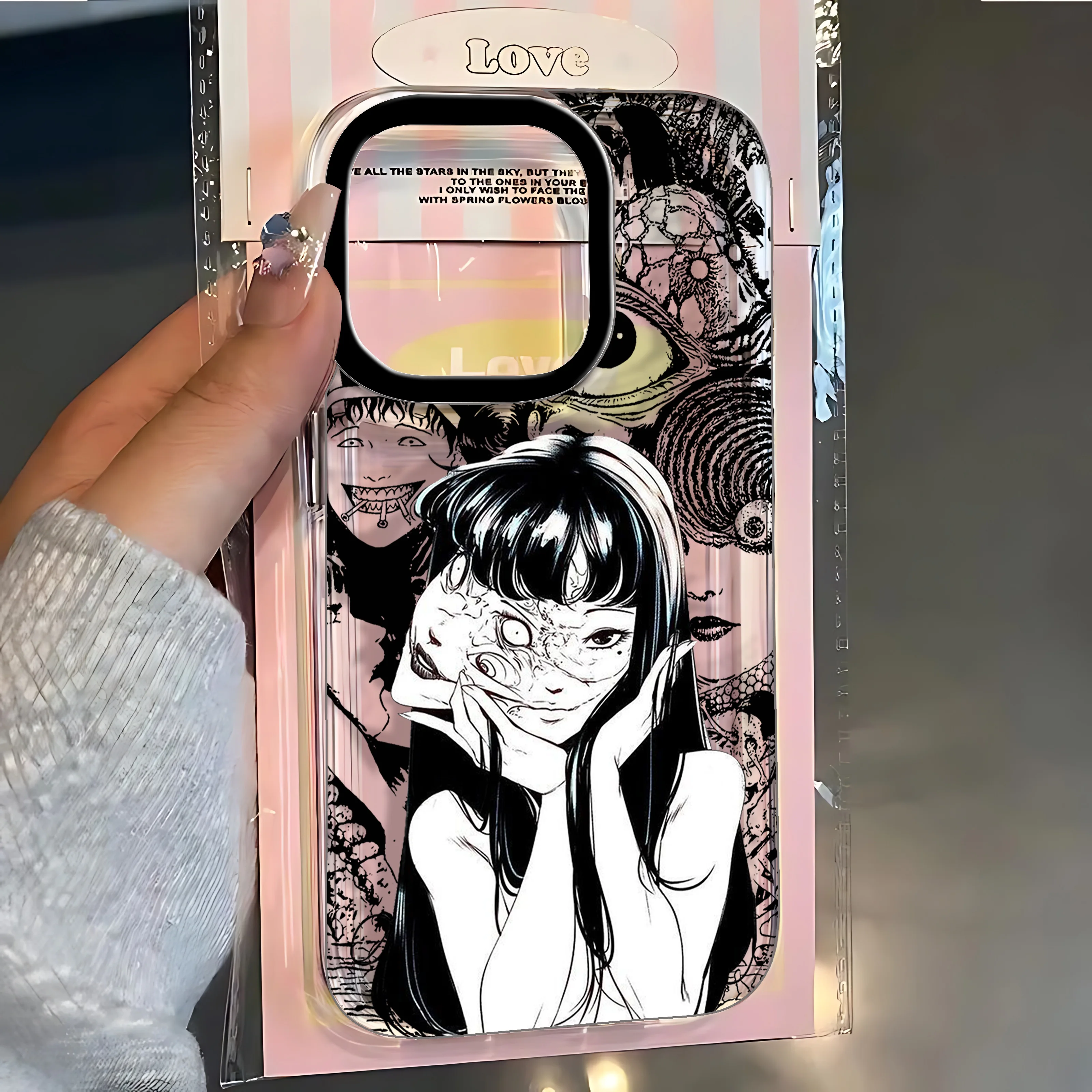 Junji Ito Terror Horror Design Phone Case – Spooky Back Cover