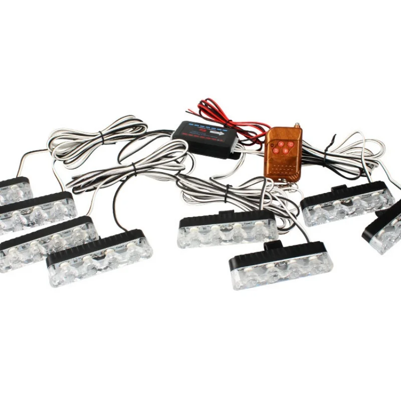 12V Car LED Grille Light with Remote Control