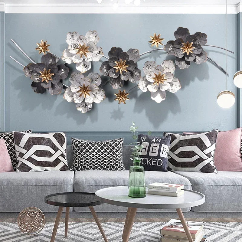 Wall Hanging Home Decoration Sofa Background Wall Iron Metal Hollow Wall Decoration 5