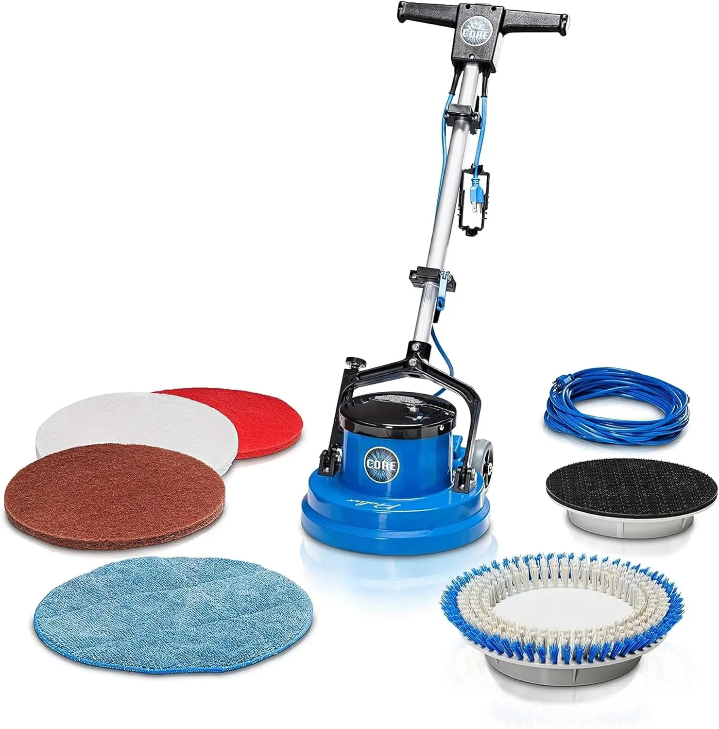 

Prolux Core Heavy Duty Single Pad Commercial Polisher, Floor Buffer Machine, Scrubber, 15 Inch Commercial Duty