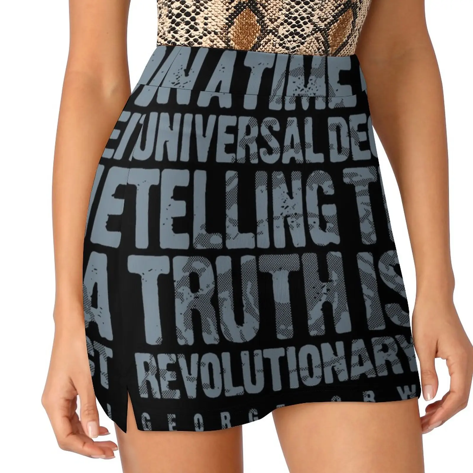 

ORWELLIAN TRUTH Light proof trouser skirt Women clothing Skort for women