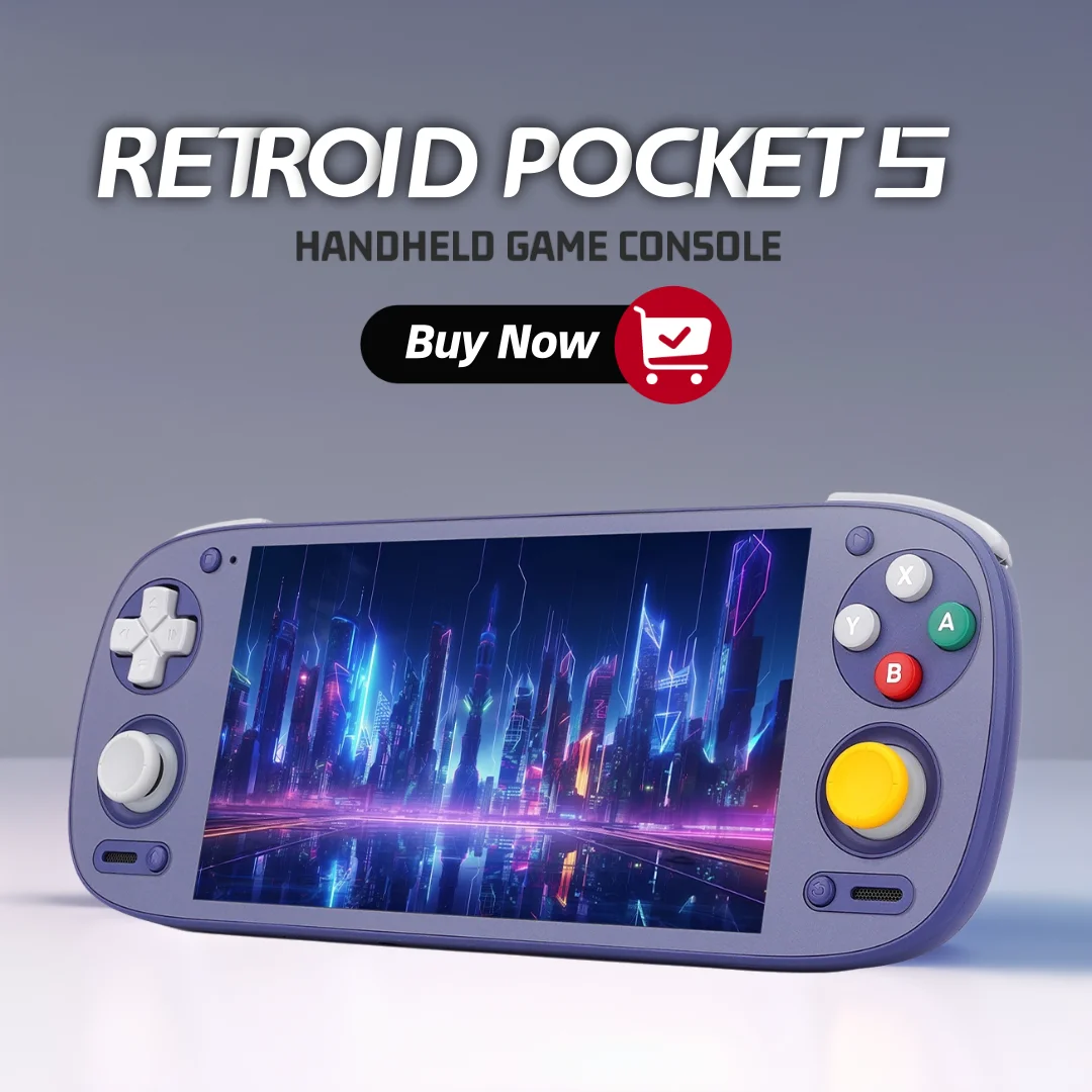 AMPOWN Retroid Pocket 5 RP5 ハンドヘルドゲームプレーヤー 5.5