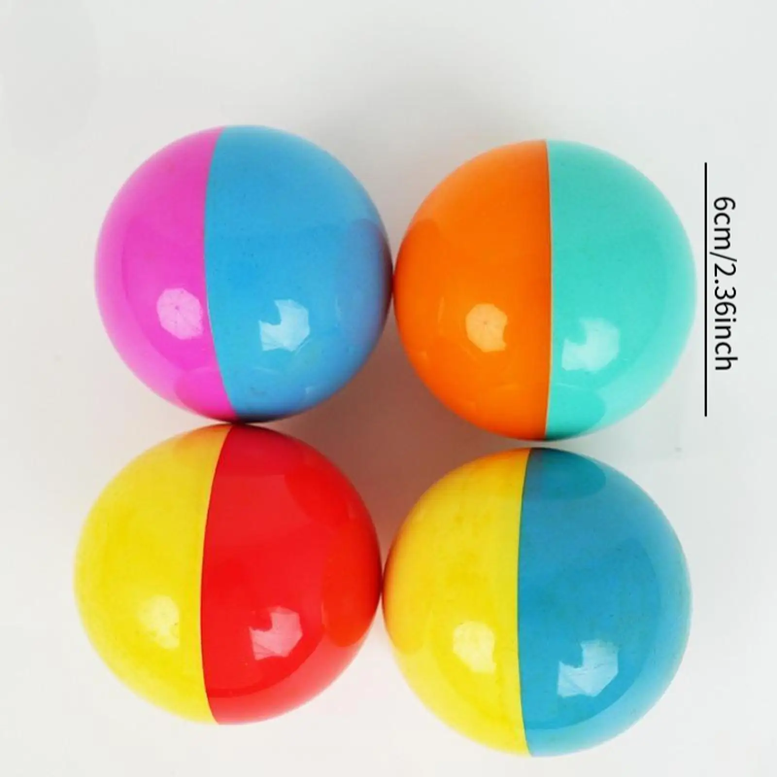 Park Golf Ball 2 Color Practice Ball Outdoor Sports Rubber Play Game Beginner Golfer Gift Golfing Supplies Golf Training 6 cm Park Golf Ball 2 Color Practice Ball Outdoor Sports Rubber Play Game Beginner Golfer Gift Golfing Supplies Golf Training 6 cm