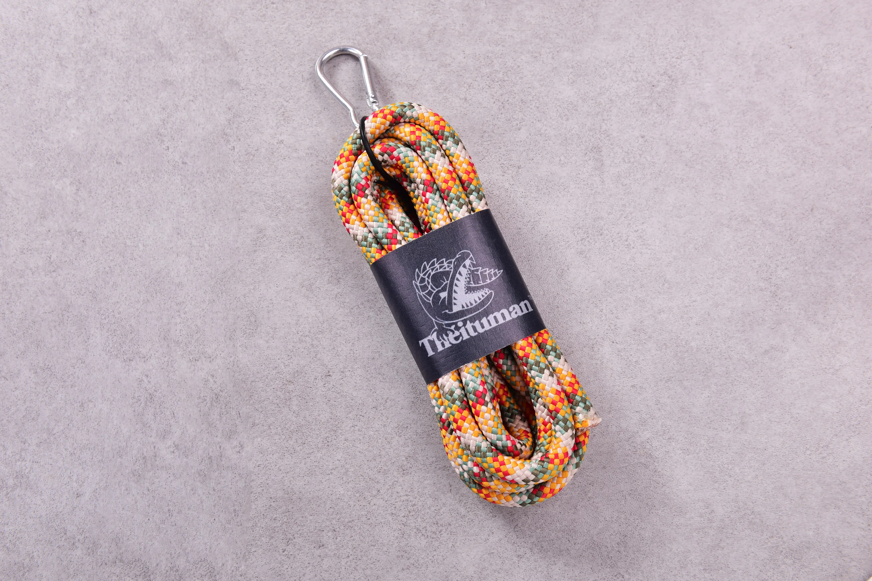 Vibrant Multicolored 8mm Polyester Braided Paracord - 3 Meters, Perfect for Pet Leashes and Safety Ropes
