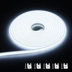 High - Brightness Outdoor Waterproof COB LED Strip Light with Power Plug (110V US Plug)