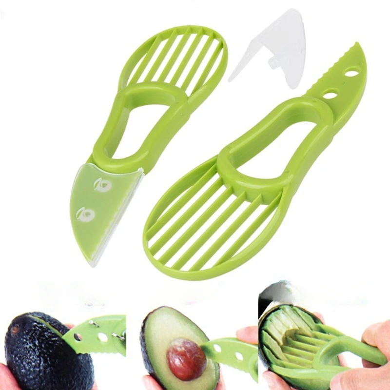 1pc 3 In 1 Multifunctional Avocado Slicer, Avocado Pitters, Cutter, Kitchen Gadgets