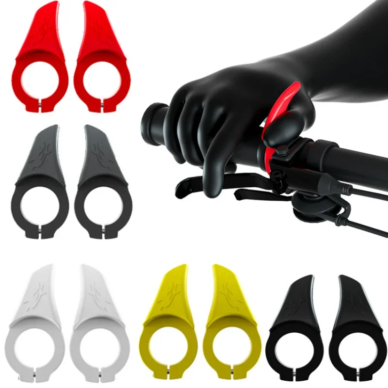 Mountain bike universal ox horn vice grips 2Pcg/set dead bike riding grasp cycling accessories equipment thumb relaxation bicycle handlebar grips bicycle accessories