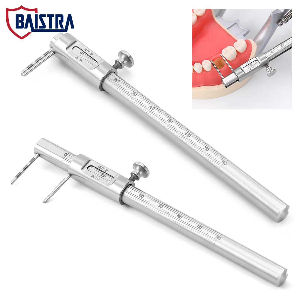 Dental Sliding Caliper Dentistry Orthodontic Interdental Measure Tools