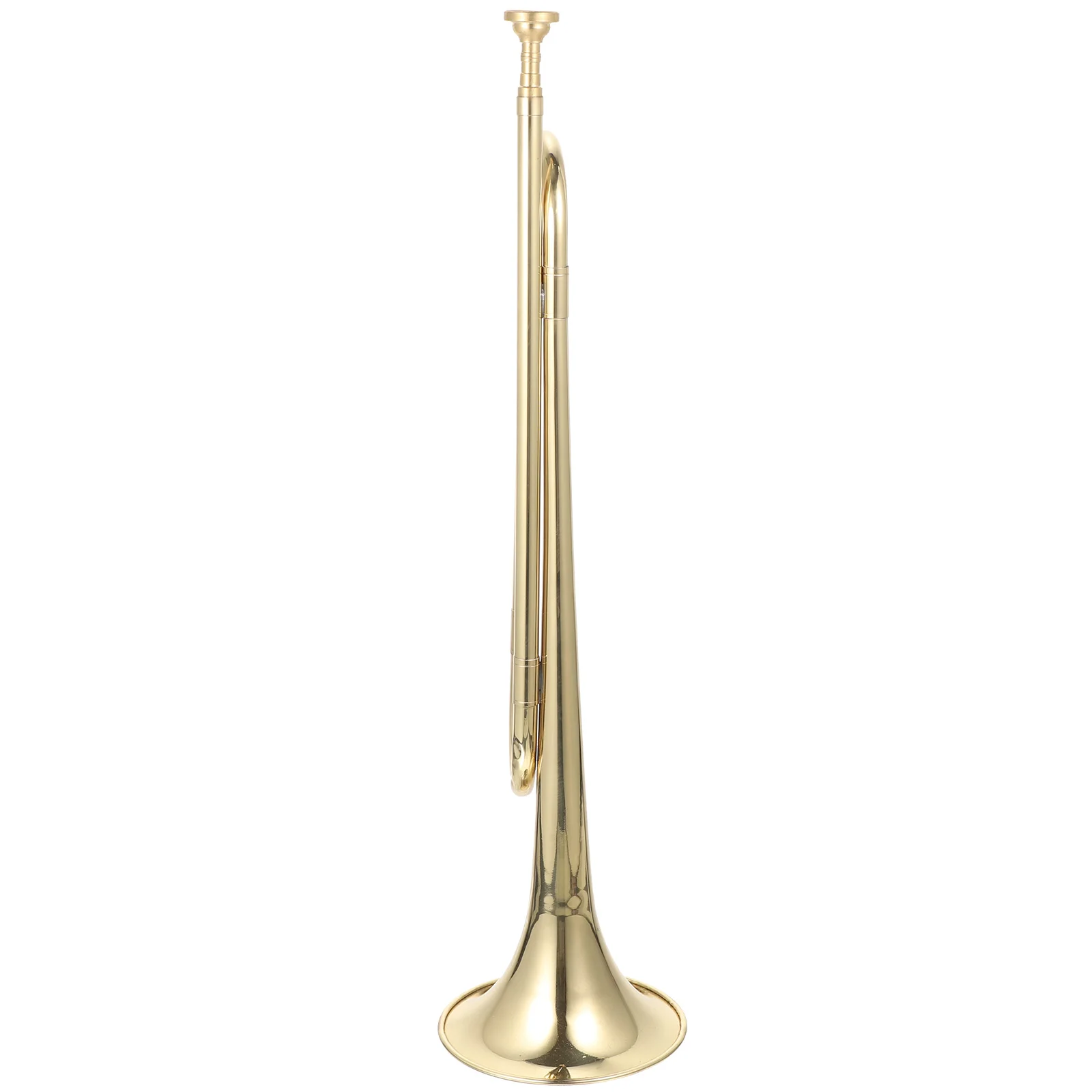 Gold Color Brass B Flat Trumpet Desk Decor Educational Toy Students Stage Kids Learning Musical Instruments Cornet