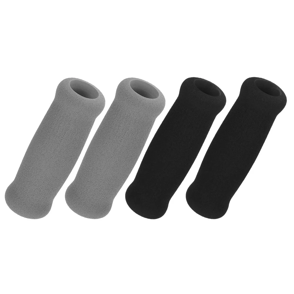 Crutch Hand Grip Cover 4 Pcs Walking Aid Handle Cover Walker Cushion Grips Accessories for Elderly Crutch Sponge