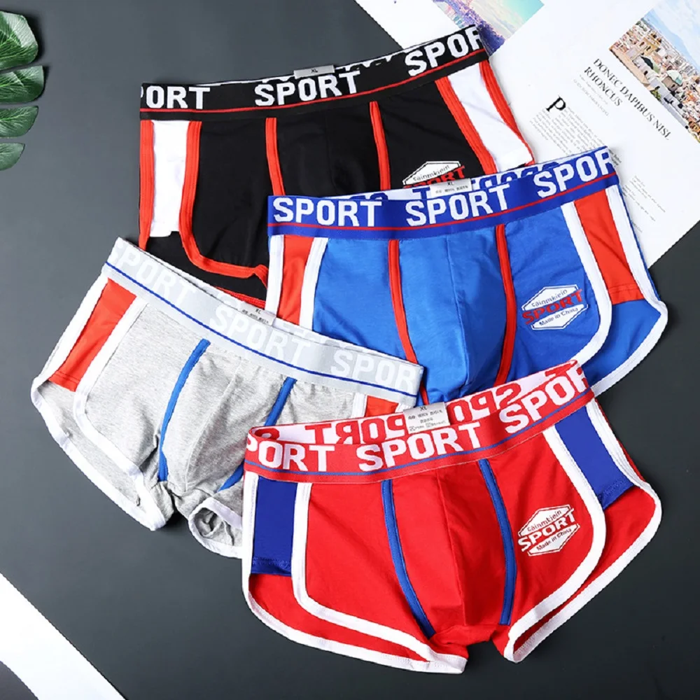 

Fashion Boxer Men's Panties Underwear Cotton Breathable Male Boxers Shorts Underpants Cuecas Masculinas Man Calzoncillos