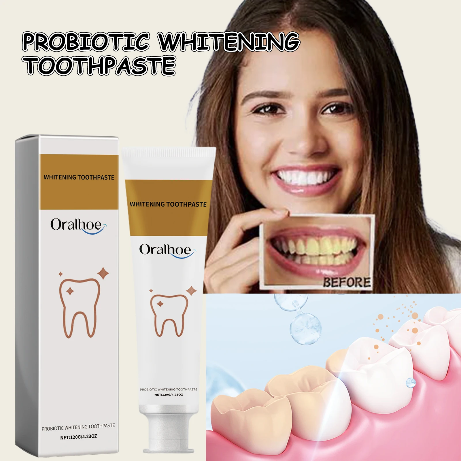 Xylitol Mint Toothpaste Teeth Yellow Stains Remover Oral Hygiene Cleaning Teeth Whitening Tool Fresh Breath Care