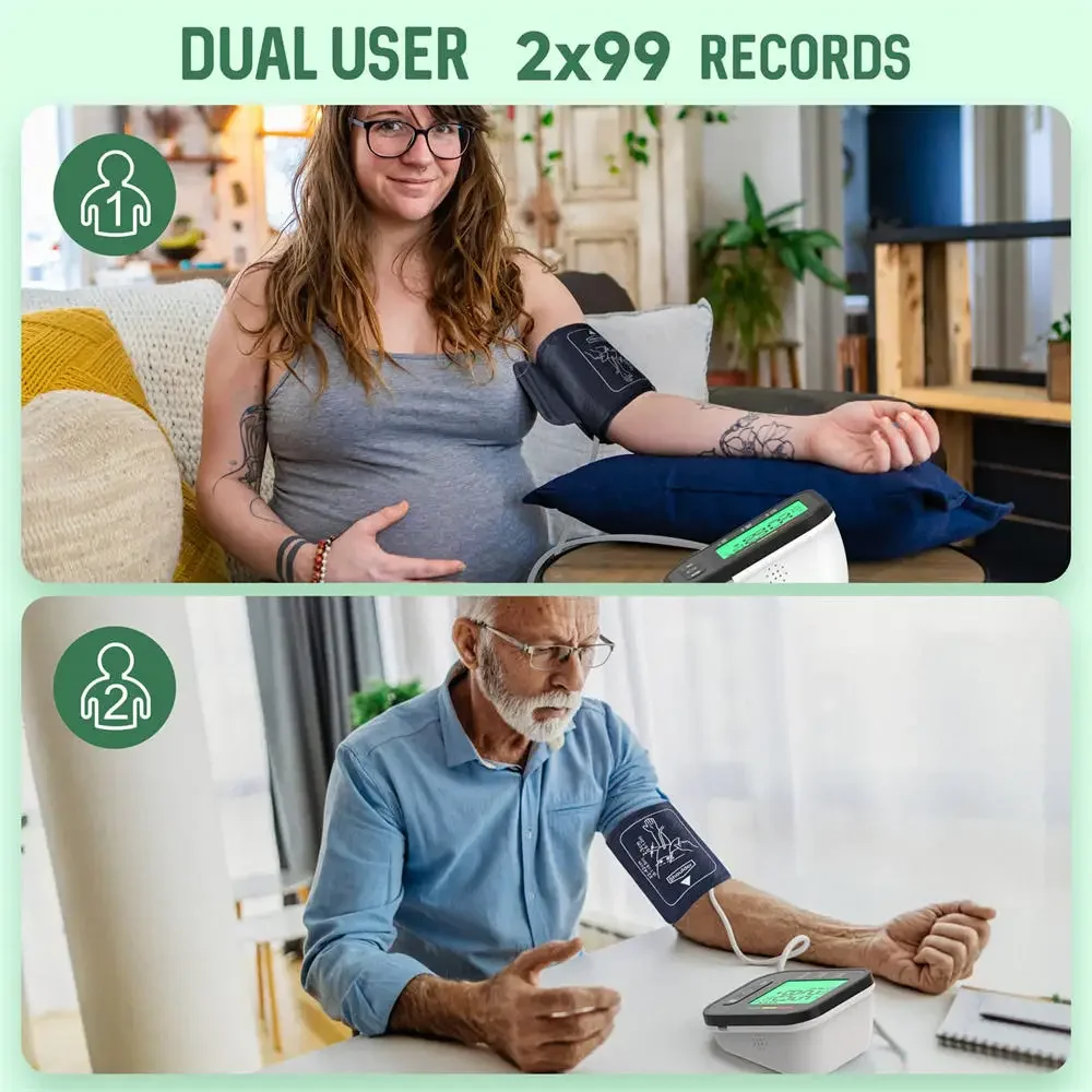 Household Electronic Blood Pressure Monitor with Intelligent Measuring