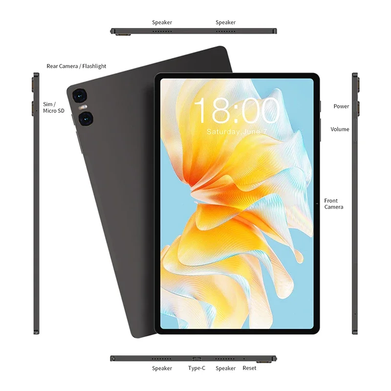 For Teclast T40 Air/TECLAST T40S タブレット Teclast-T40 Air 10.4インチAndroid13タブレット,8GB RAM, 256GB rom