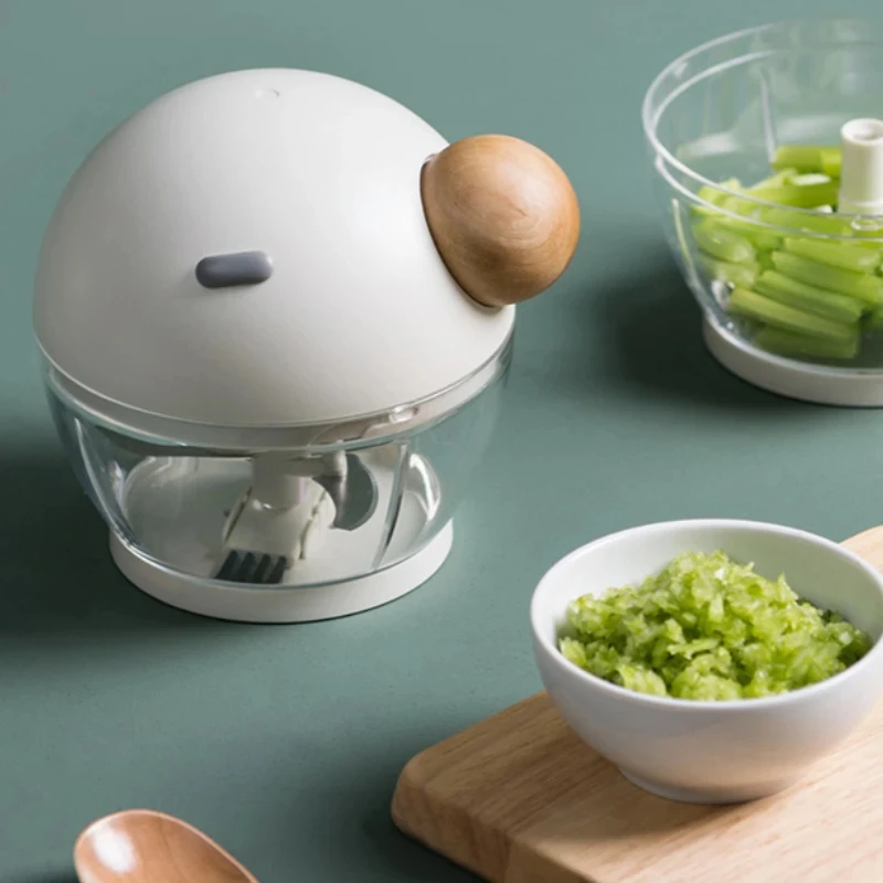 1PCS Multifunctional Garlic Press Manual Food Rope Processor Vegetable Chopper Meat Slicer Hand Mincer Kitchen Tool