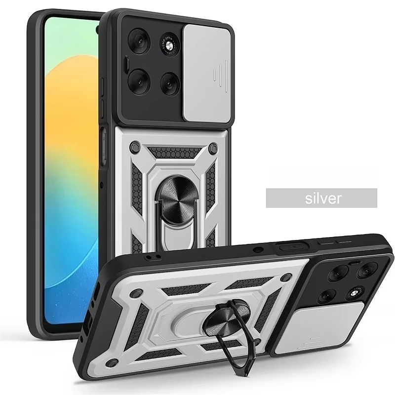 Shockproof Armor Phone Case with Camera Lens Protection