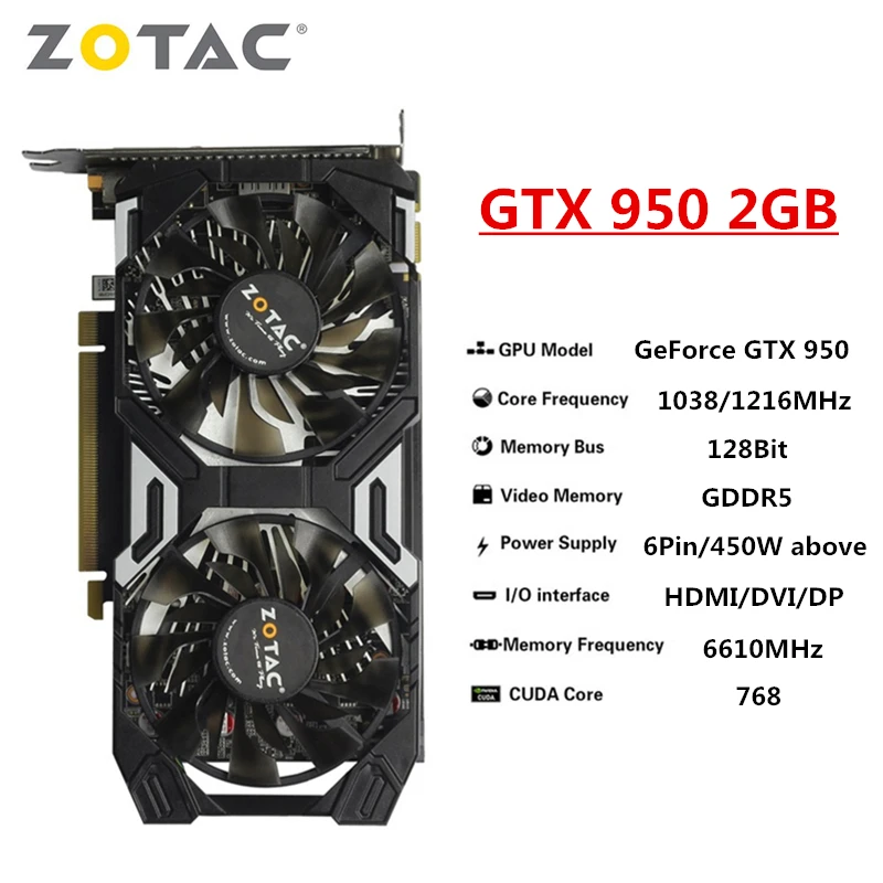 Zotac Graphics Cards GTX 1650 1660 1060 1050Ti 6GB 1050 Ti 3GB 4GB 1660S Super Video Card GPU Desktop PC Computer Game Mining best video card for gaming pc Graphics Cards