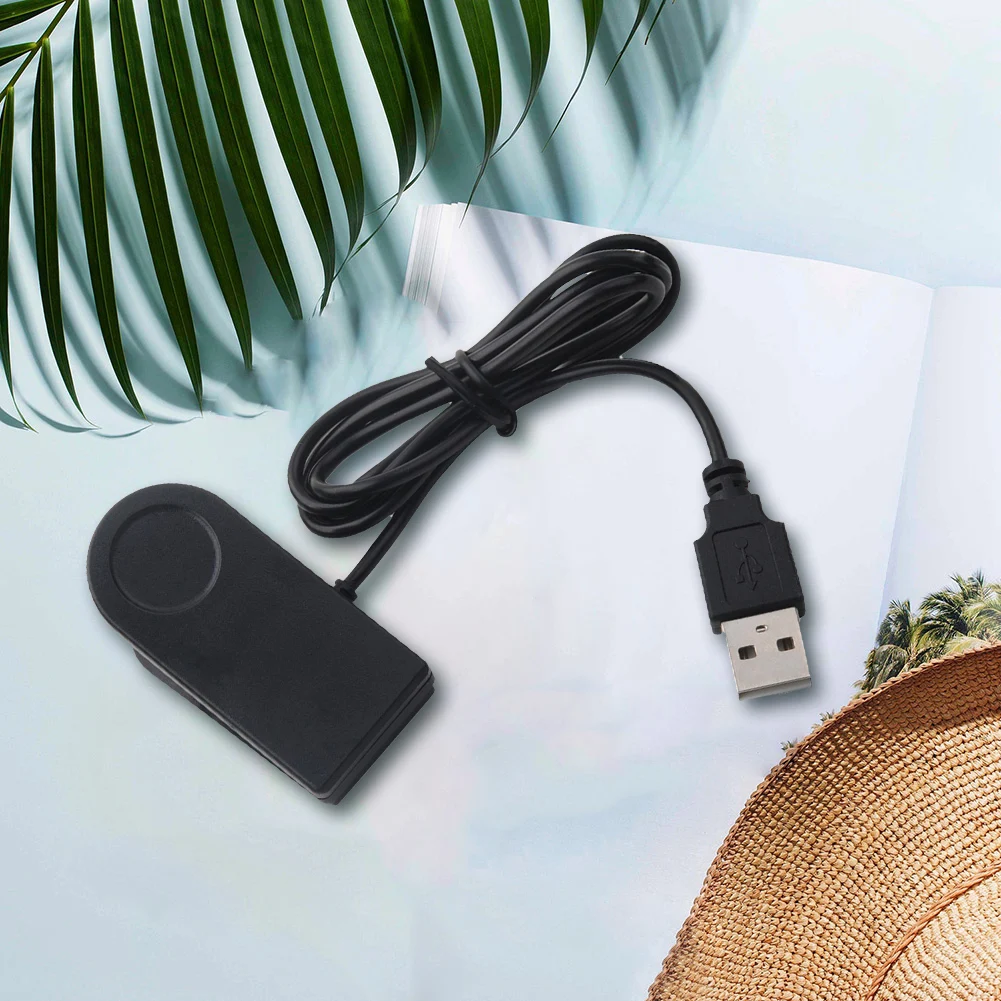 For Garmin Smart Watch Charger 100cm USB Charging Cable Clip Cradle Replacement Charger For Forerunner 405CX 405 410 910XT 310XT