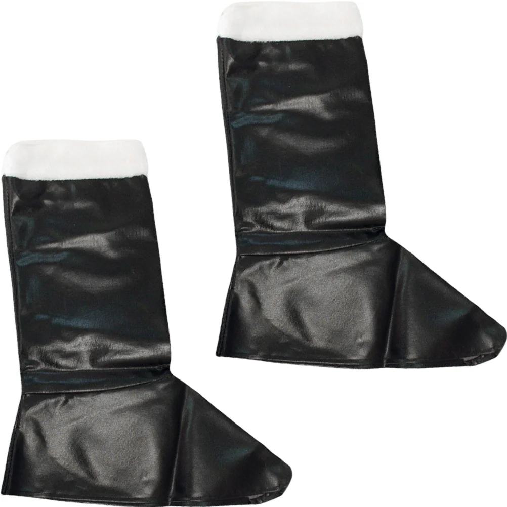 Durable Santa Claus Boot Covers Christmas Shoes Xmas Costume Party