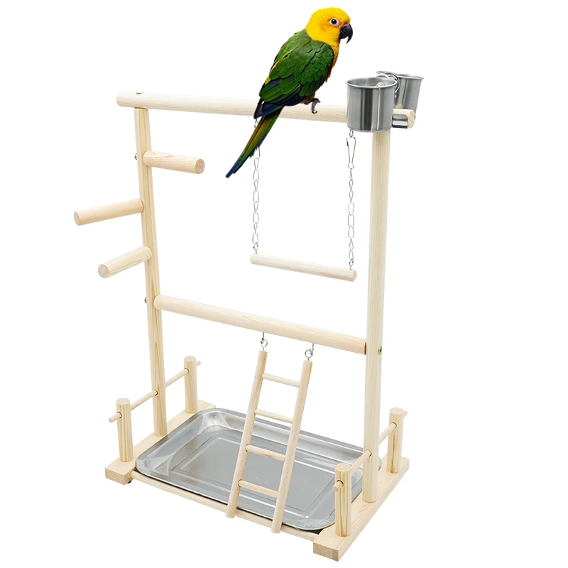 Stainless Steel Cage Stand Double Cups Clip Bird Parrot Double Food Water Feeding Cups Dispenser Pet Cage Supplies bird feeder parrot feeder parrot feeding bowl bird water drinker pet water feeder