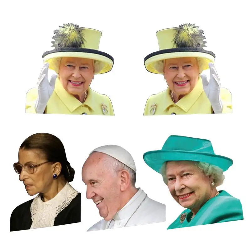 Queen Car Window Decal Queen Elizabeth Car Sticker Of England Window Wall Stickers Waterproof Decal Decoration