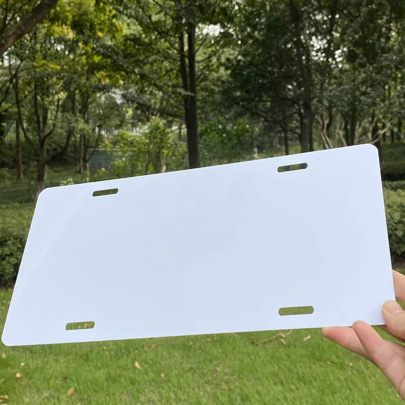 アルミニウムメタルカータグ - スミレーションナンバープレートブランク20パックバルクDIY熱伝達印刷 アルミナンバープレートホルダー  ステンレスボルト＆アルミワッシャー付｜ダートフリーク / DIRTFREAK アルミニウムの金属昇華ナンバープレートブランク - 20パックのDIY熱伝達車タグ用