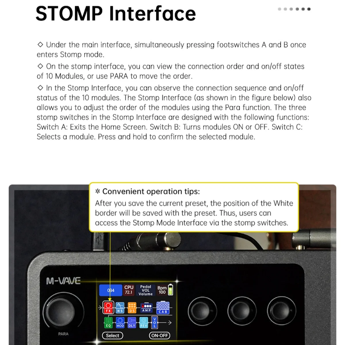 Guitar Effect Pedal Guitar Effects Pedal Multi-Effects Processor for Guitar and Bass Drum Machine Tuner Looper Amp Simulator USB Audio Interface