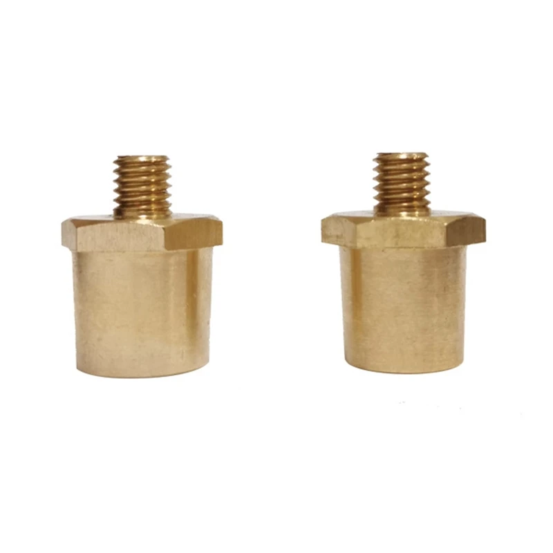 2Pcs Positive Negative 5 16 External Thread Brass Connector