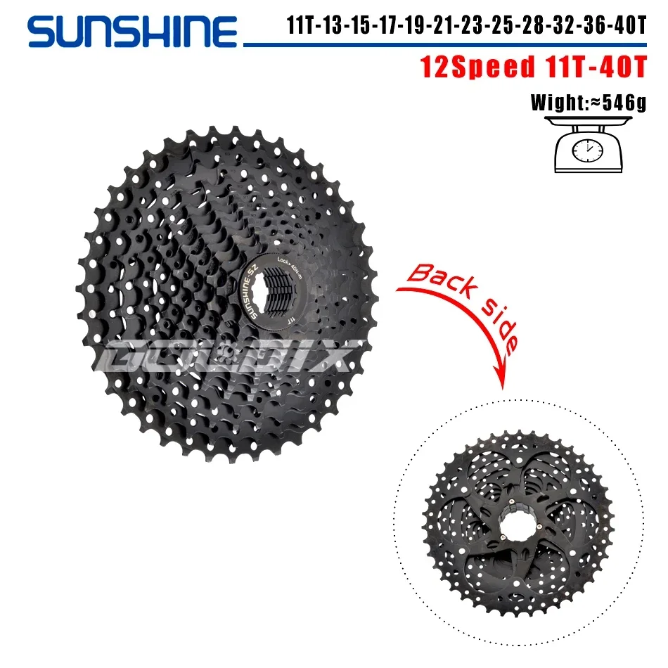 12Speed 11-40T Black