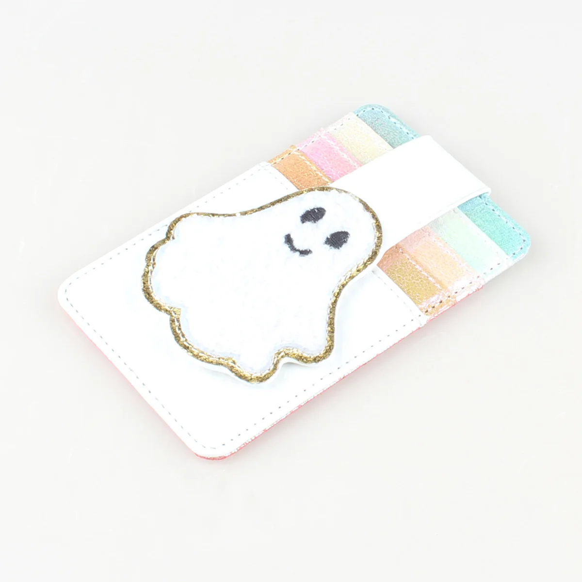 Zero Face Wallet: Halloween Themed Bifold Cardholder PU Leather, Button Closure,