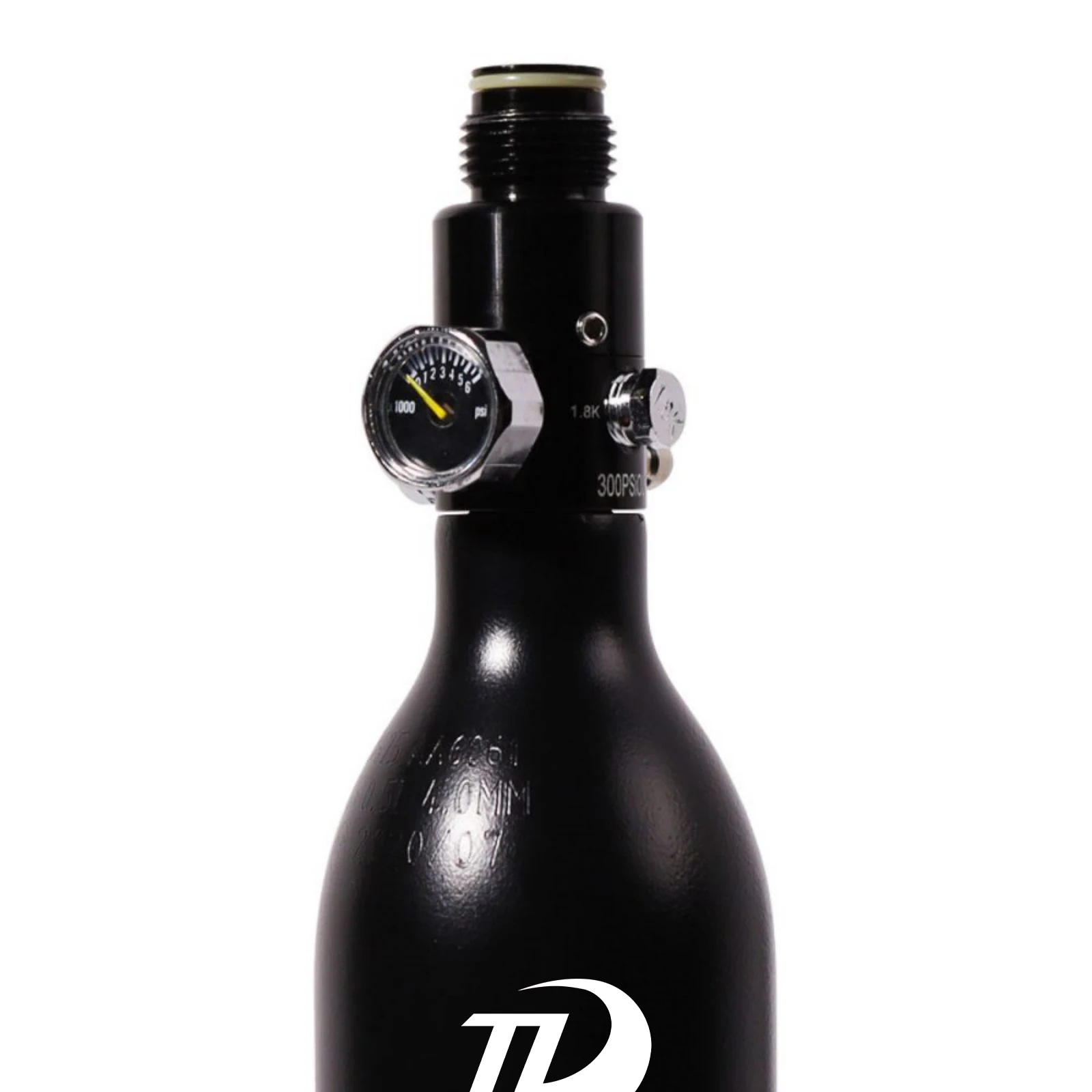 TUDIVING-0.5L 4500Psi 300Bar Diving Aluminum Cylinder 500CC Scuba Diving Air Tank HPA Bottle 5/8"-18UNF,M18*1.5 Thread