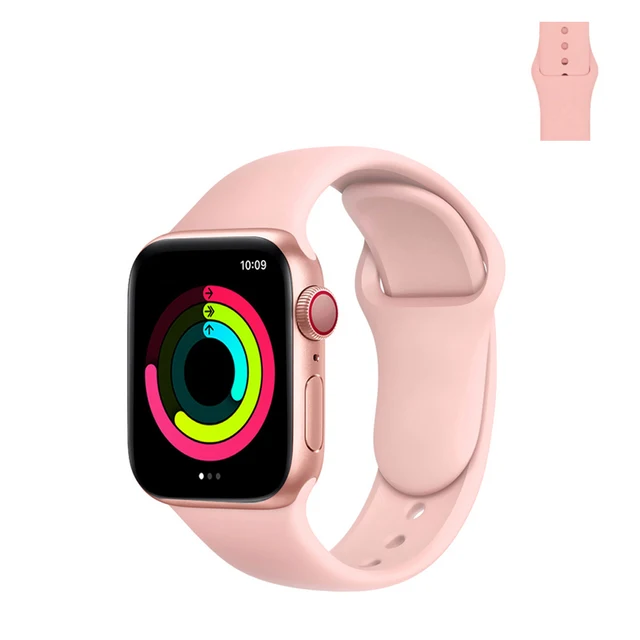 Sport Silicone Strap for Apple Watch Band 45mm 41mm 40mm 38mm Soft Bands Waterproof Wristbands for iWatch Series 7 SE6 5 4 3 2 1 8