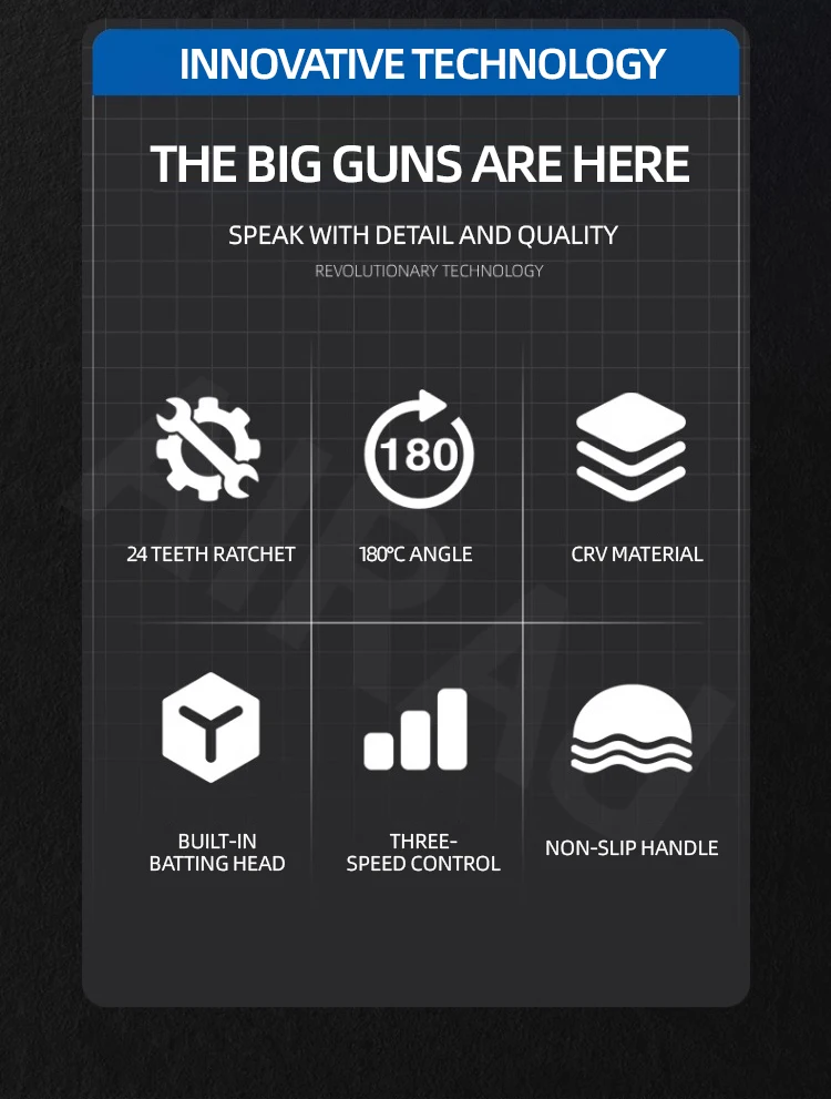 Description Picture 4 of itemAIRAJ Wanxiang Ratchet Screwdriver Set Scalable Multi-Functional Home Use Plum Blossom shaped Rice shaped Ratchet Screwdriver