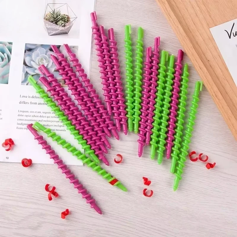 Spiral Plastic Perm Stick 10-28pcs Women Magic Curly Hair Roller Cold Perm Bar Hair Curler Barber Professional Hairdressing
