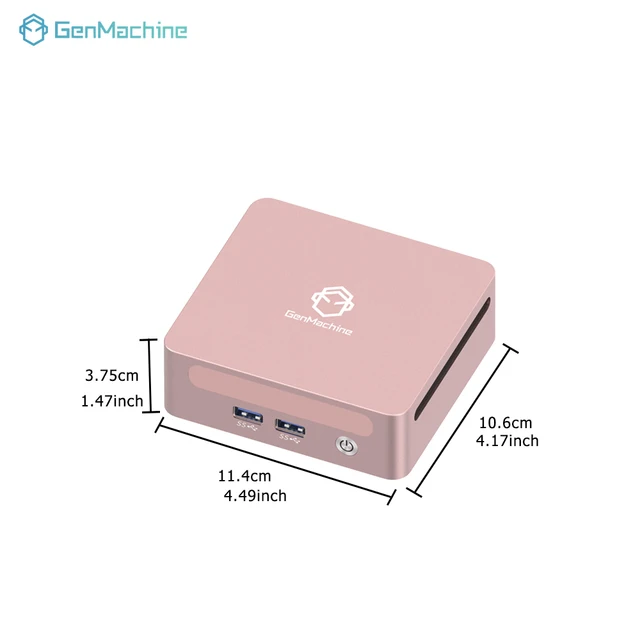 GenMachine Ryzen PRO 6800H MINI PC Windows 11 8C/16T 3.2Ghz LPDDR5 6400Mhz 24G RAM 256G ROM WIFI6 BT5.2 bricolage ordinateur de jeu 2