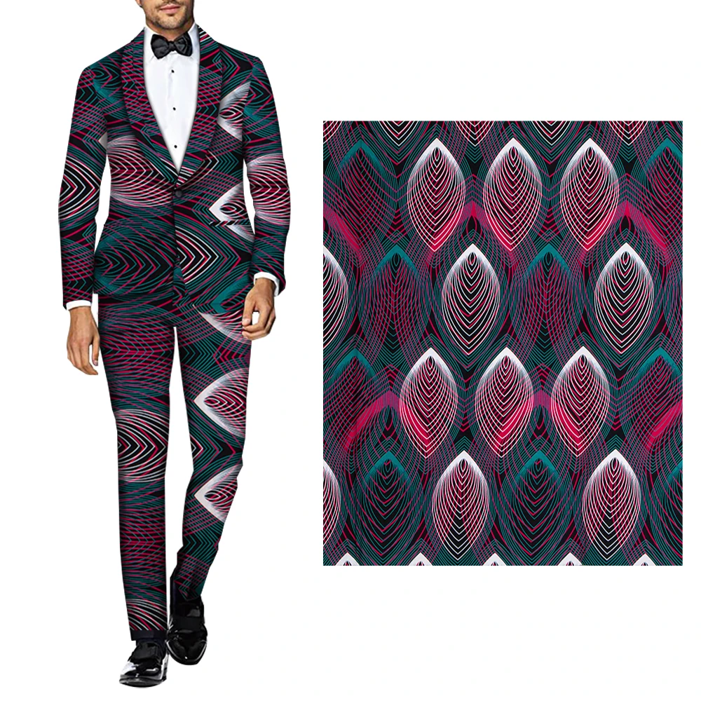New Guaranteed Veritable Original Real Wax Ankara Fabrics African Print Fabric for Wedding Dress Cotton Tissus 24FS1451