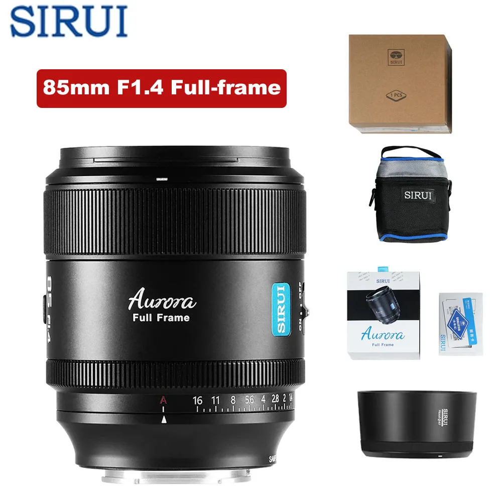 Sirui AF 85mm F1.4 AURORA Series Full Frame Lens for Sony E A6700