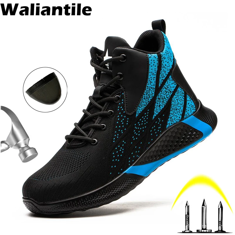 Zapatos De Seguridad Transpirabl Para Hombre, Botas De