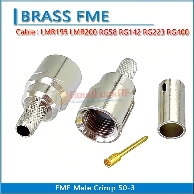 LMR195 LMR200 RG58 RG142 RG223 RG400 50-3 동축 실버 구리..