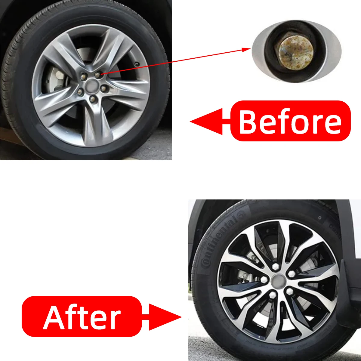 Car Wheel Nut Caps Auto Hub Screw Cover 17mm Bolt Rims Exterior Decoration Special Socket Protection Dust Proof