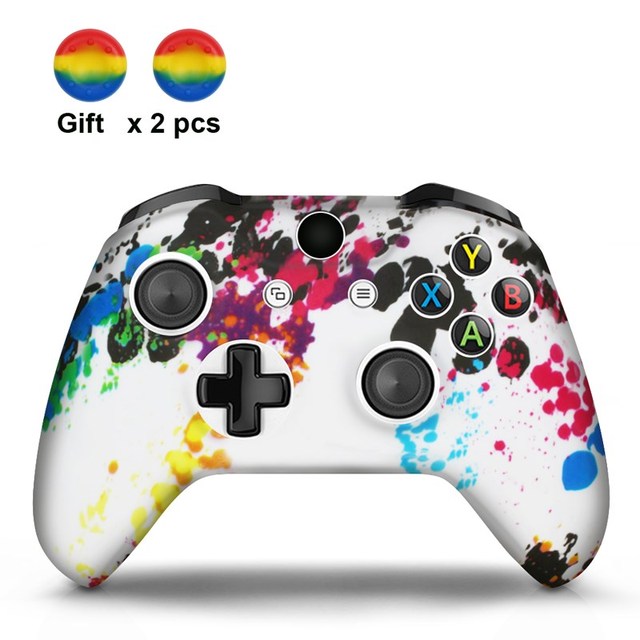 Colors Silicone Gamepad Protective Thumb Grips Caps Case Skin For XBox One Slim Controller Protector Controle Cover Joystick