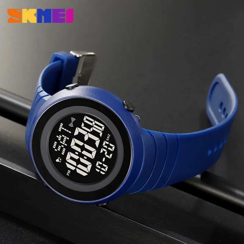 SKMEI New Fashion Sport Digital Men Watch Waterproof Dual Time Countdown  Alarm Military Electronic LED Wristwatch For Men Reloj