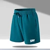 2024 New Summer Men's Sports Shorts Tennis Training Shorts Breathable Mesh Drawstring Beach Pants Large Size Badminton Clothing 3