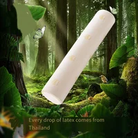 Natural latex long throw pillow for adult sleep leg pillow artifact home latex long round pillow for sofa bed