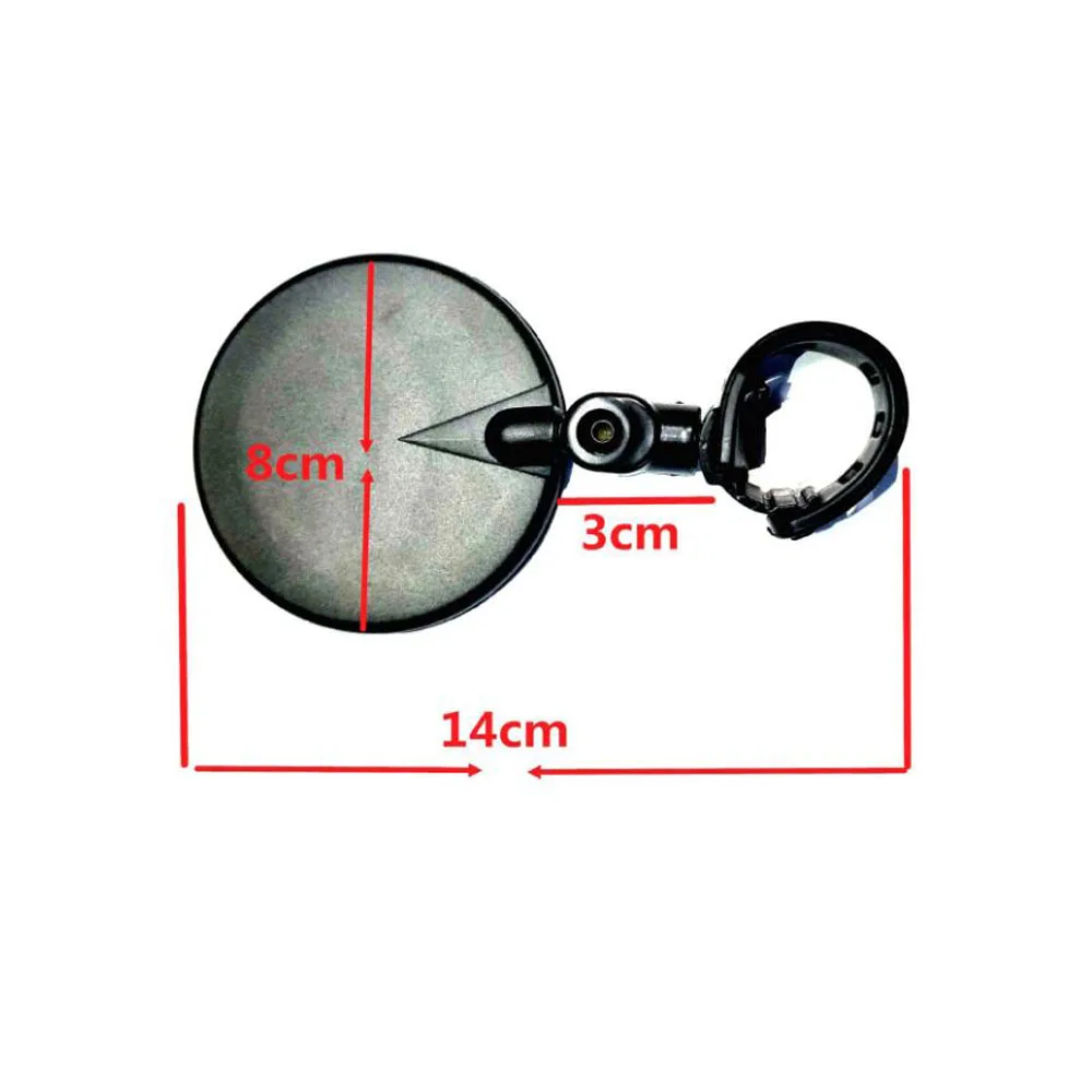 Bicycle Mirror Universal Handlebar Rearview Mirror 360 degree Rotate for Bike MTB Bicycle Flexible Rearview Rear Vie